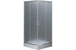 SE-800S Душ. Ограждение квадрат 80х80х185, стекло 4 мм, прозр. (270064)