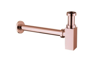 Сифон для раковины Abber розовое золото