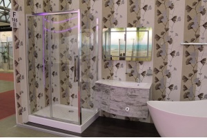 Душевой уголок Cezares Lux soft 140х90 хром стекло прозрачное - 3