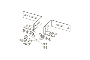 Кронштейны TECEdrainprofile для монтажа на стене или на полу, комплект 2 шт. - 2