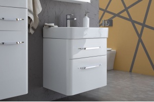 Мебель для ванной Aquanet Виченца 60 белый глянец - 3