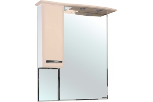 Зеркало-шкаф Bellezza Балтика 90 L бежевый