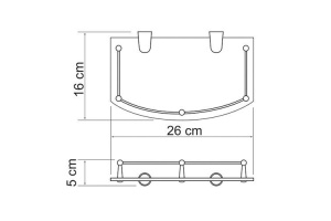 Полка Wasserkraft K-588 - 3