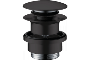 50100670 HG Push-open сливной набор для раковины матовый черный