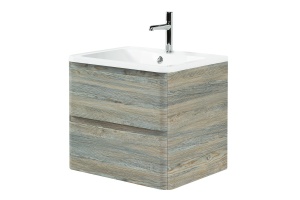 Тумба с раковиной BelBagno Albano 60 светлое дерево - 2