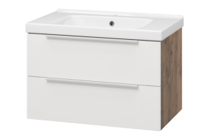 Тумба под раковину Misty Карат 90 светлое дерево матовая