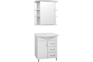 Зеркало-шкаф Style Line Лира 70 см (ЛС-00000123) - 3