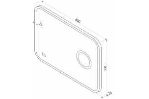 Зеркало Misty Стайл В 135 80 - 2