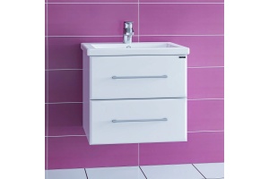 Тумба с раковиной подвесная Санта Омега 60 белый