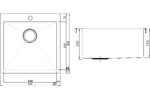 Мойка кухонная Seaman Eco Marino SMV-510 - 2