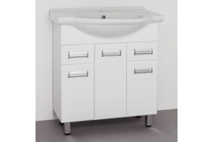 Мебель для ванной Style Line Ирис 75 белая - 2