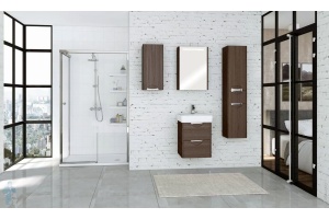 Комплект мебели Aquaton Сильва 50 темное дерево - 2