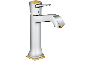 31302090 HG Metropol Classic смеситель для раковины 160 (хром/золото)