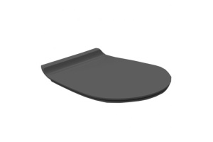 SIMAS Vignoni Сиденье для унитаза VI18/VI21/VI01, с микролифтом, цвет nero matt/хром