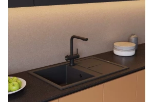 Мойка кухонная Omoikiri Sumi Artceramic/графит (4997097) - 2