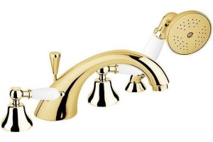 Смеситель для ванны Cezares FIRST золото (FIRST-BVD-03/24-Bi)