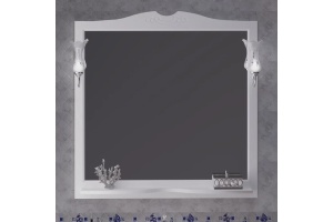 Зеркало Opadiris  Валери 105 белый матовый