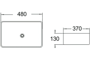 Рукомойник SantiLine SL-1010 - 2