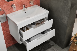 Тумба с раковиной STWORKI Копенгаген 80 белая - 3