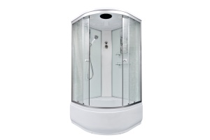 Душевая кабина DETO EM4580 с высоким поддоном, с сиденьем