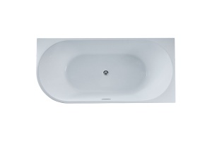 Акриловая ванна Vincea 150х75 белая правая