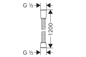 Душевой шланг Lemark LE8022S-Black Черный - 2