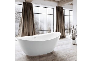 Акриловая ванна Vincea 180х85 белая - 2