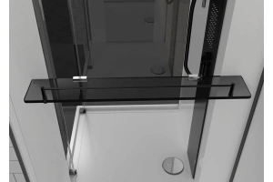 Душевая кабина Black&White Galaxy 80х110 черная матовая - 3