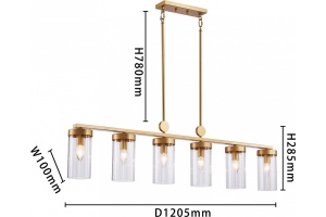 Светильник на штанге Favourite Radiales 3099-6U - 2