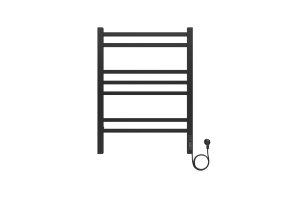 Полотенцесушитель электрический Aquatek Альтаир П7 500х700, quick touch, черный муар