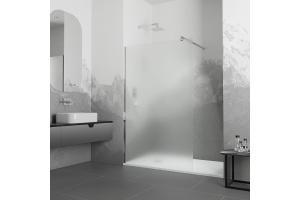 Душевая перегородка RGW Walk In WA-002 90х195 профиль хром стекло матовое - 2