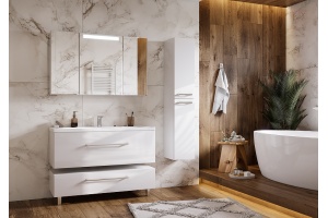 Комплект мебели Aquaton Мадрид 120 белый