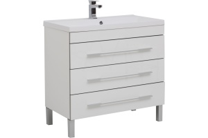 Тумба с раковиной Aquanet Верона 90 белая - 2