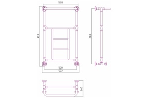 Полотенцесушитель водяной ДР 