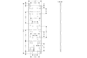 AXOR(Starck ShowerCollection) Установочный комплект, шт - 2