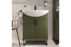 Тумба с раковиной DIWO Сочи 65 зеленая