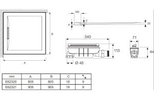 Поддон для душа Jacob Delafon Flight Pure 90х90 белый - 2