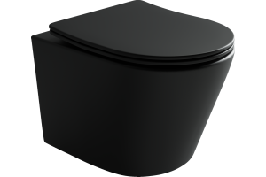 Унитаз подвесной Ceramica Nova Balearica Rimless CN6000MB черный матовый