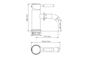 Gollach 3305 Смеситель для умывальника - 3