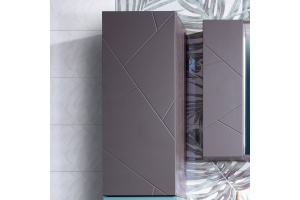 Шкаф Бриклаер Кристалл 90 софт графит