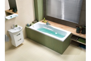 Акриловая ванна Cersanit Santana 170 ультра белый - 3