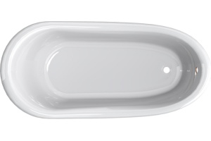 Ванна из искусственного камня Астра-Форм Роксбург ножки белые - 2