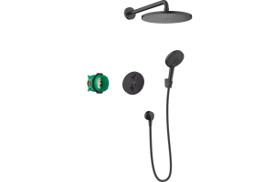 Душевой комплект Hansgrohe Croma чёрный матовый