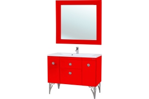 Мебель для ванной Bellezza Луссо 100 красная