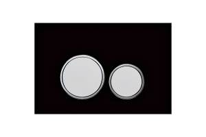 Клавиша смыва Aquatek Slim черный, глянцевый (KDI-0000029)