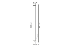 A230 Удлинитель для  душевого комплекта - 3