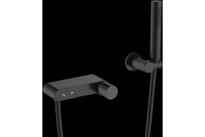 Смеситель для ванны с душем Boheme Stick черный матовый