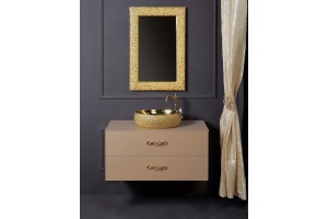 Столешница под раковину Armadi Art Lucido 100 бежевый - 3