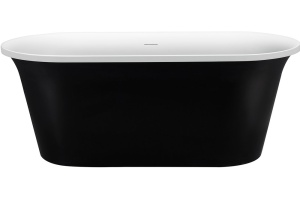 Акриловая ванна Aquanet Smart 261053 170x80, черная глянцевая