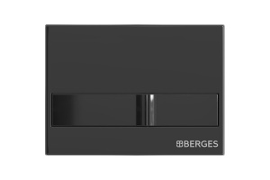 Кнопка смыва Berges Novum черная глянцевая